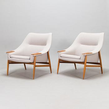 A pair of 1960s. "Grace 61" armchairs for Ikea.