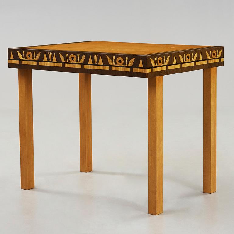 Carl Malmsten, A Carl Malmsten mahogany working table, Åtvidaberg, Sweden ca 1934.