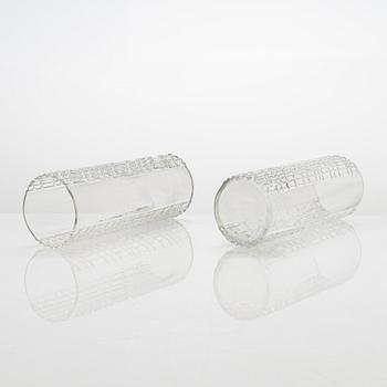 Nanny Still, a 5-piece 'Flindari' glassware set, Riihimäen lasi 1964-1968.