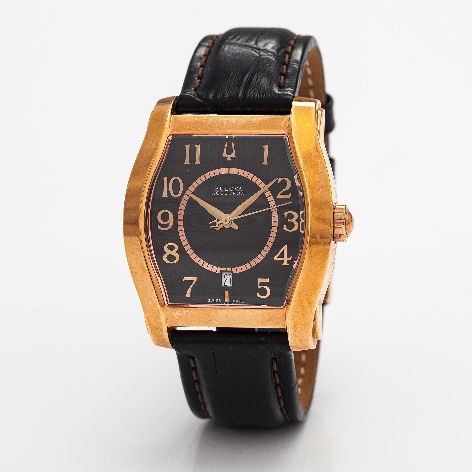 Bulova, Accutron, wristwatch, 39 mm.