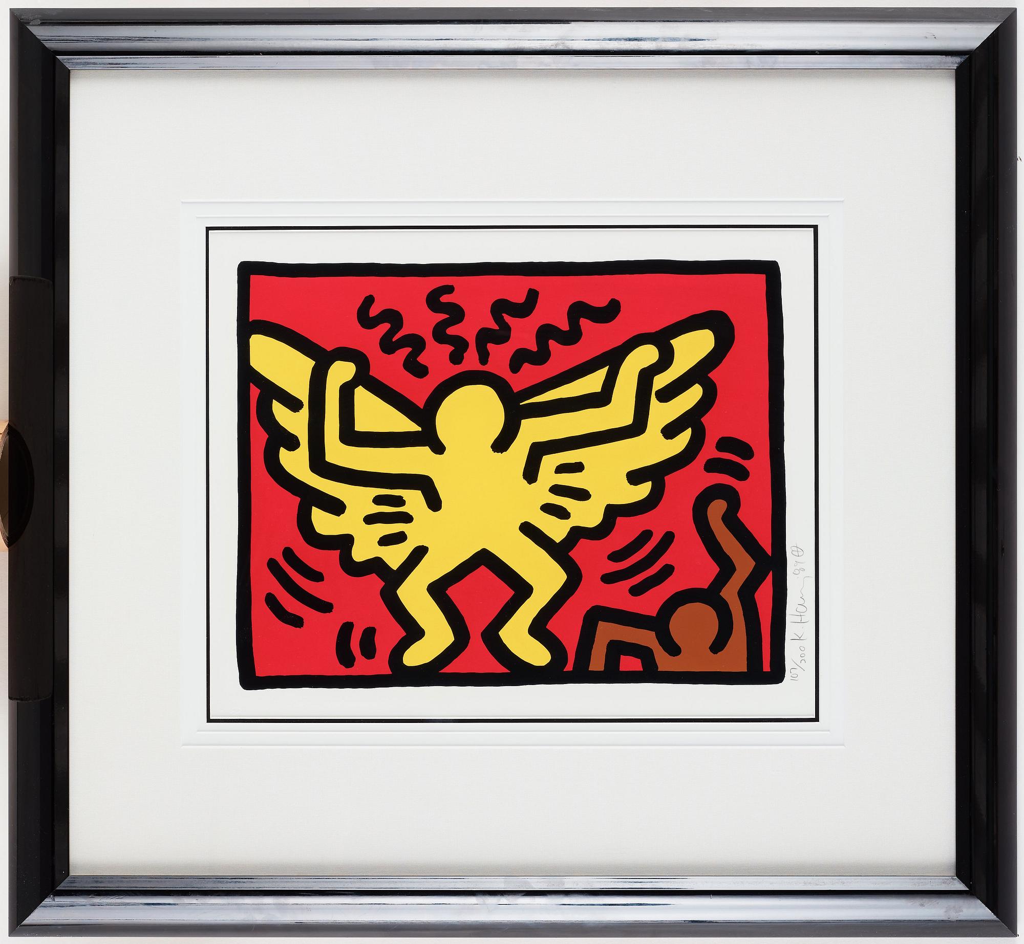 Keith Haring, "Untitled, Pl. 1", from "Pop Shop IV series".