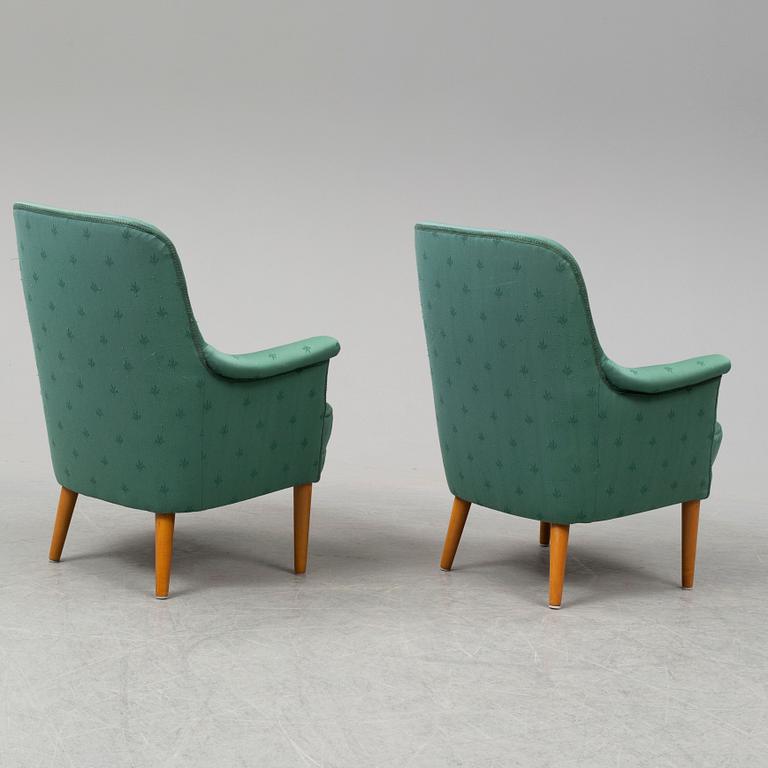 CARL MALMSTEN, a pair of 'Samsas' armchairs.