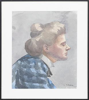 Agnes Cleve, "Woman in Profile".