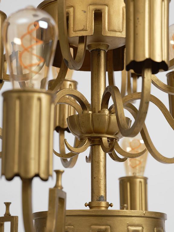 Swedish Grace, an imposing chandelier, 1920s-30s.
