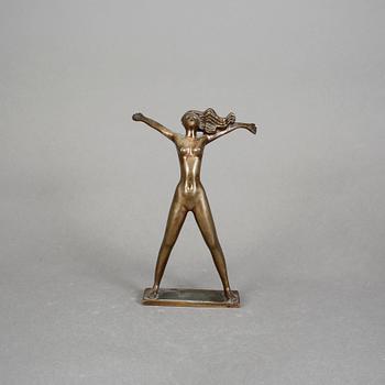 STIG BLOMBERG, skulptur, brons.