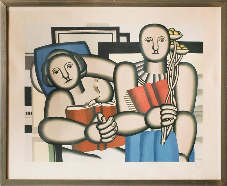 Fernand Léger (Efter), "La lecture".