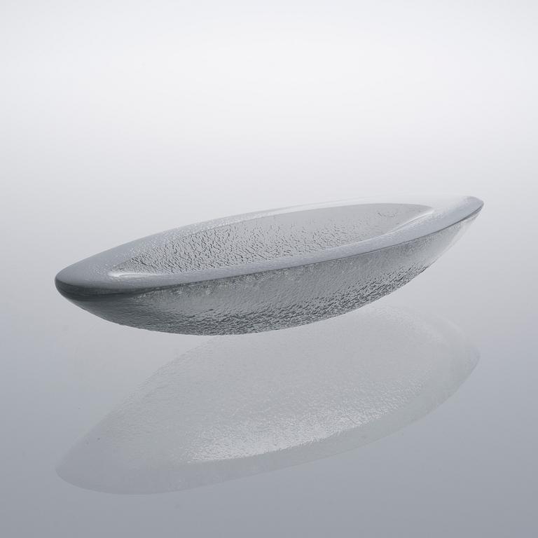 TAPIO WIRKKALA, GLASSKULPTUR. Sign. Tapio Wirkkala, Iittala -56.