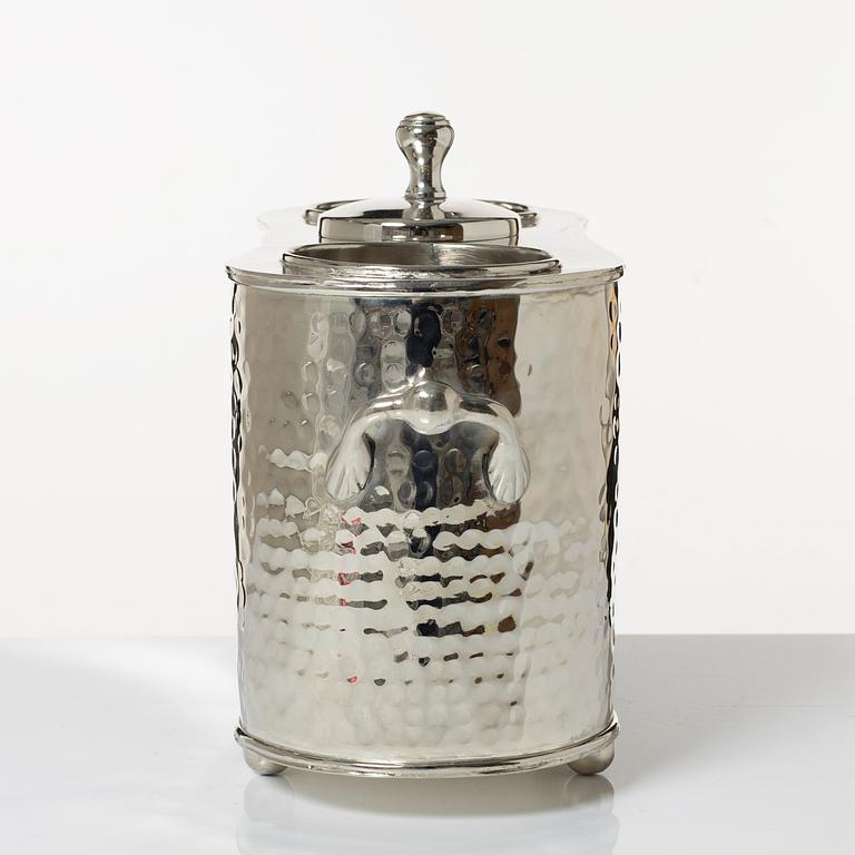 Wine cooler, silver plate, period.