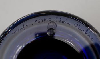VAS, glas, "Gondoljären", ariel, Edvin Öhrström, Orrefors 1988.