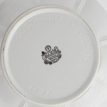 Tableware, Blue Flower, Gustavsberg, 45 pieces.