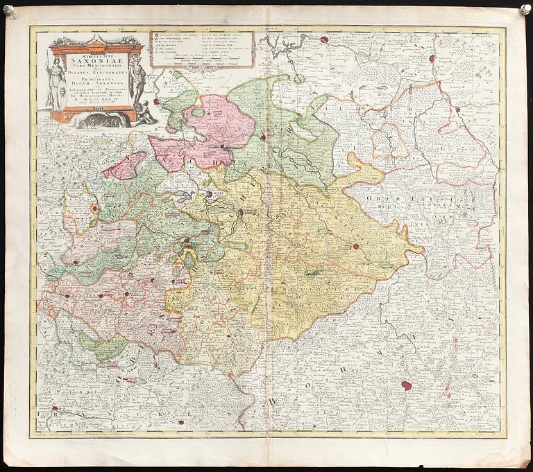 KARTOR, 4 st, Europa, 1700-tal.