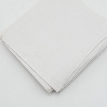 Napkins a total of 73 pcs damask various patterns first half of the 20th century.
