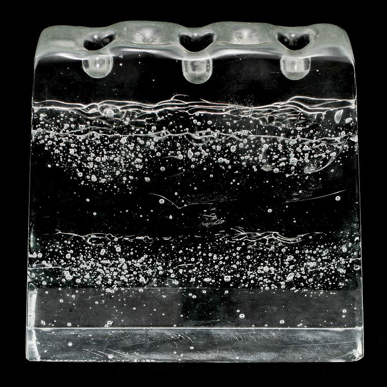 LJUSSTAKE, Timo Sarpaneva, Iittala, 1980, signerad.