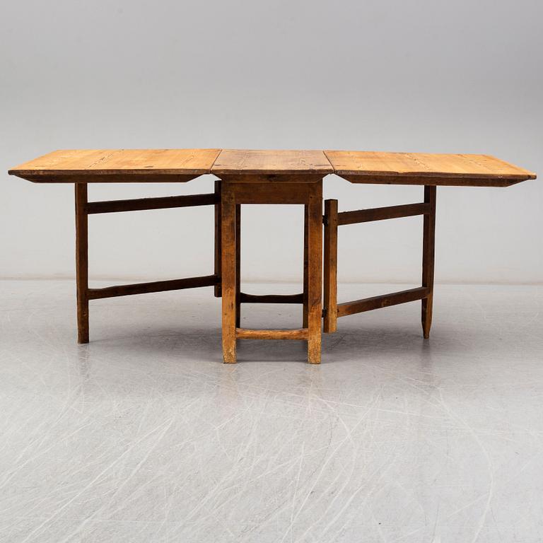 A Swedish 19th century gateleg table.