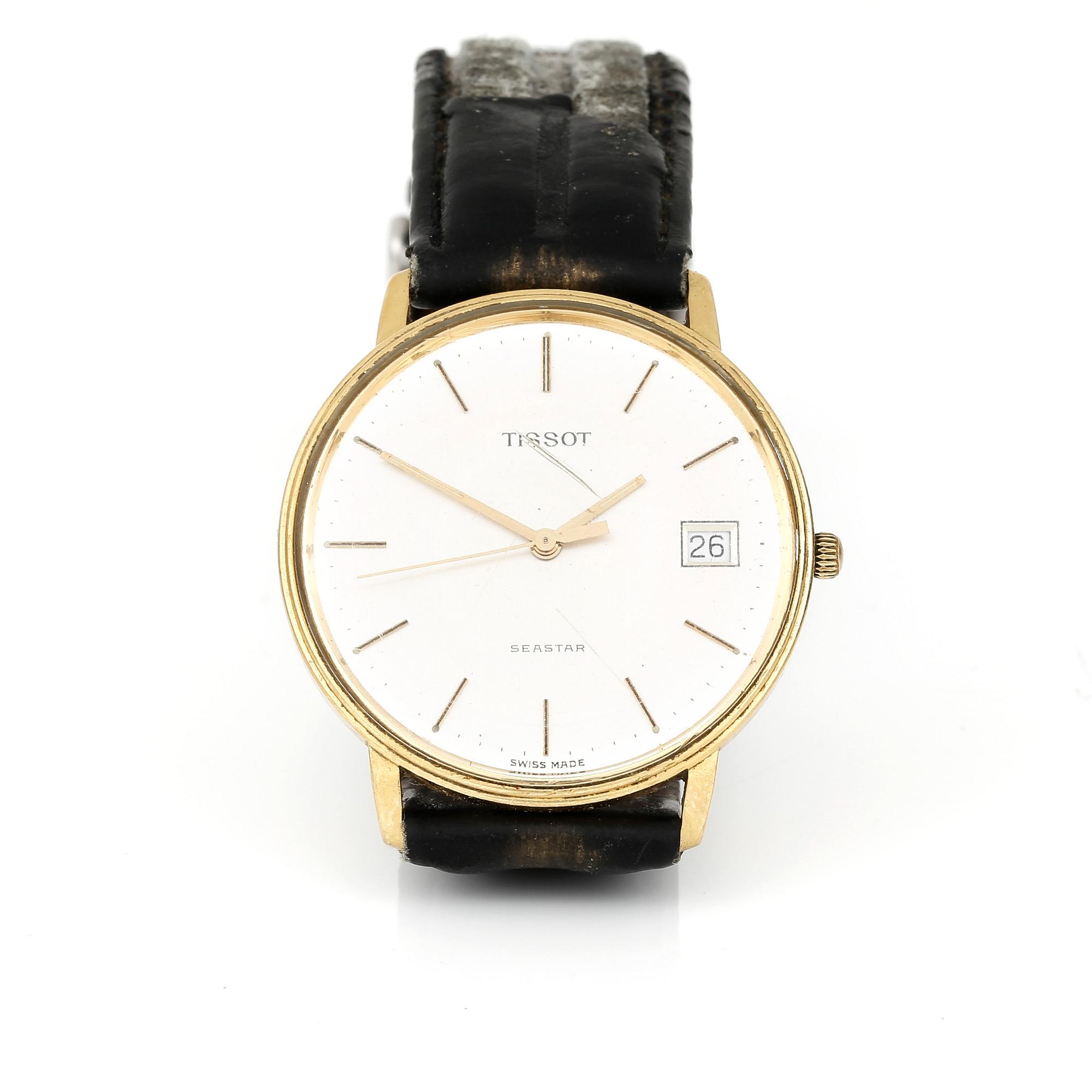 ARMBANDSUR, 18K guld, Tissot Seastar, 1900-talets andra hälft.