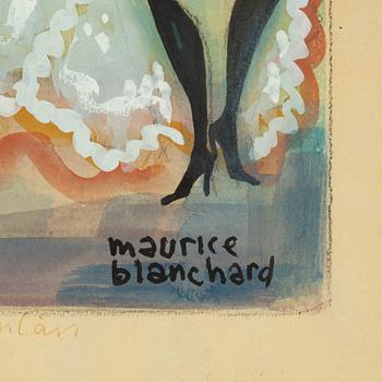 Maurice Blanchard, "Montmartre Le Moulin Rouge de CanCan".