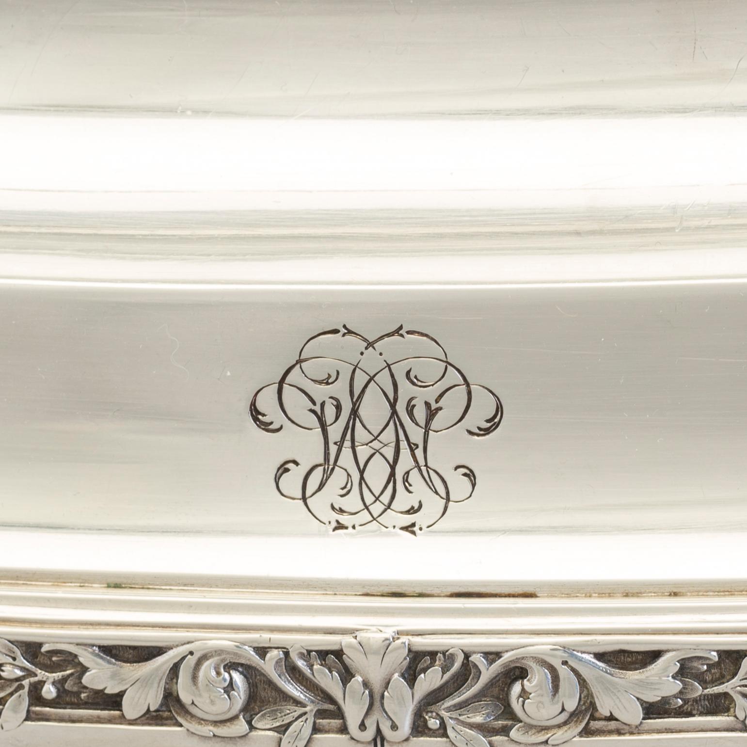 Fabergé, fiskfat, silver, Moskva 1908-1917.