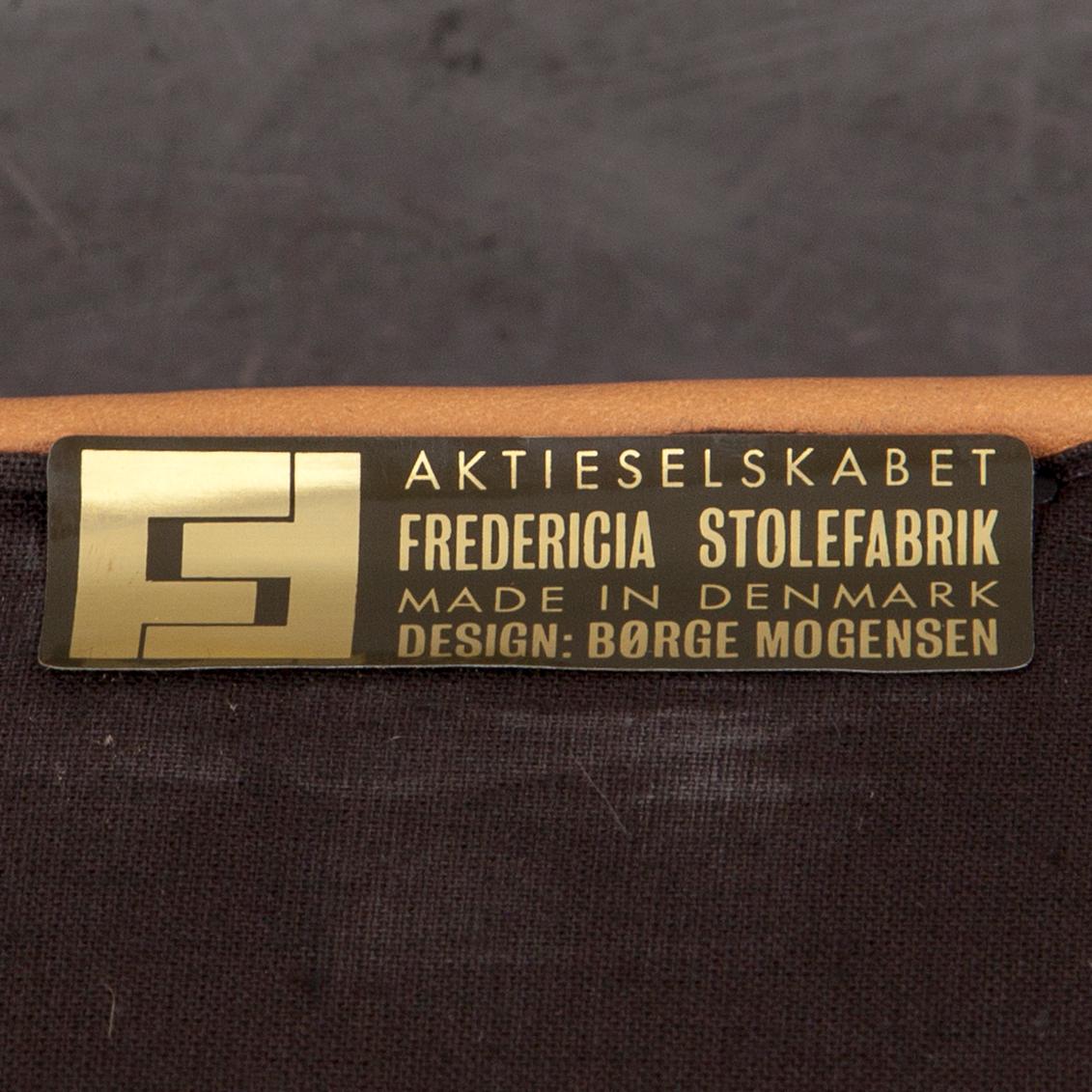 BØRGE MOGENSEN, fåtölj, "Lounge Chair", Fredericia Stolefabrik, modell 2207, 1900-talets andra hälft.