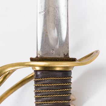 Sword, a French cavalry sabre model m/1822.