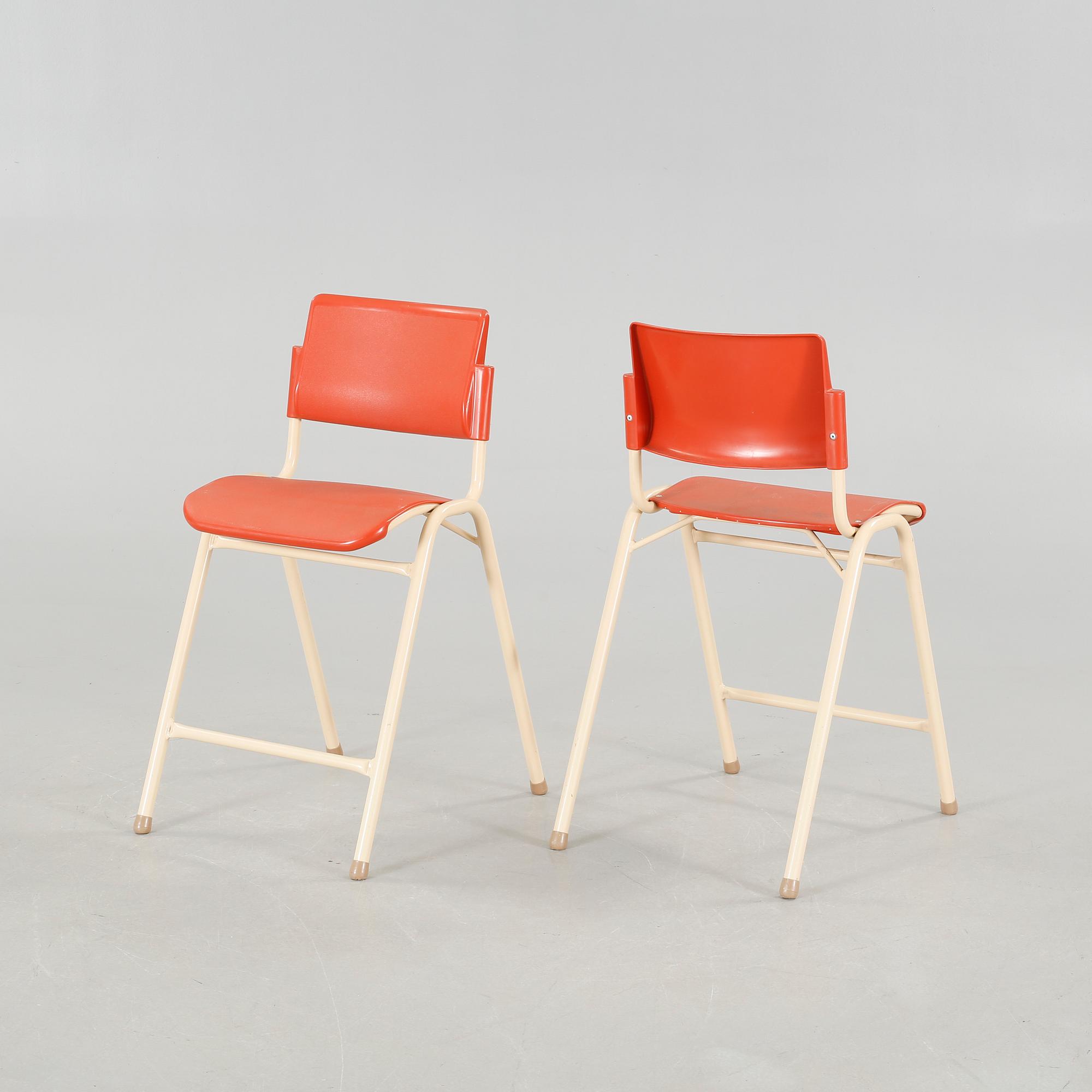 BARNSTOLAR, 4 st, Skol-Sundström AB, 1970/80-tal.