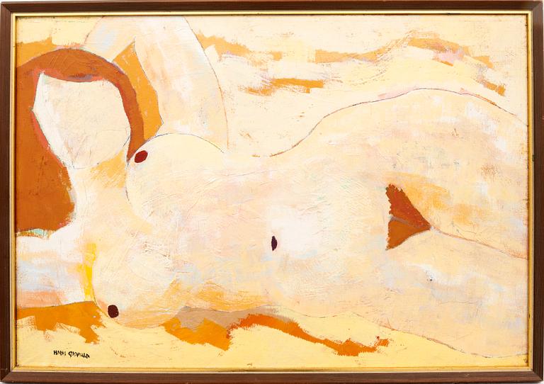 Hans Osswald, olja på duk signerad.