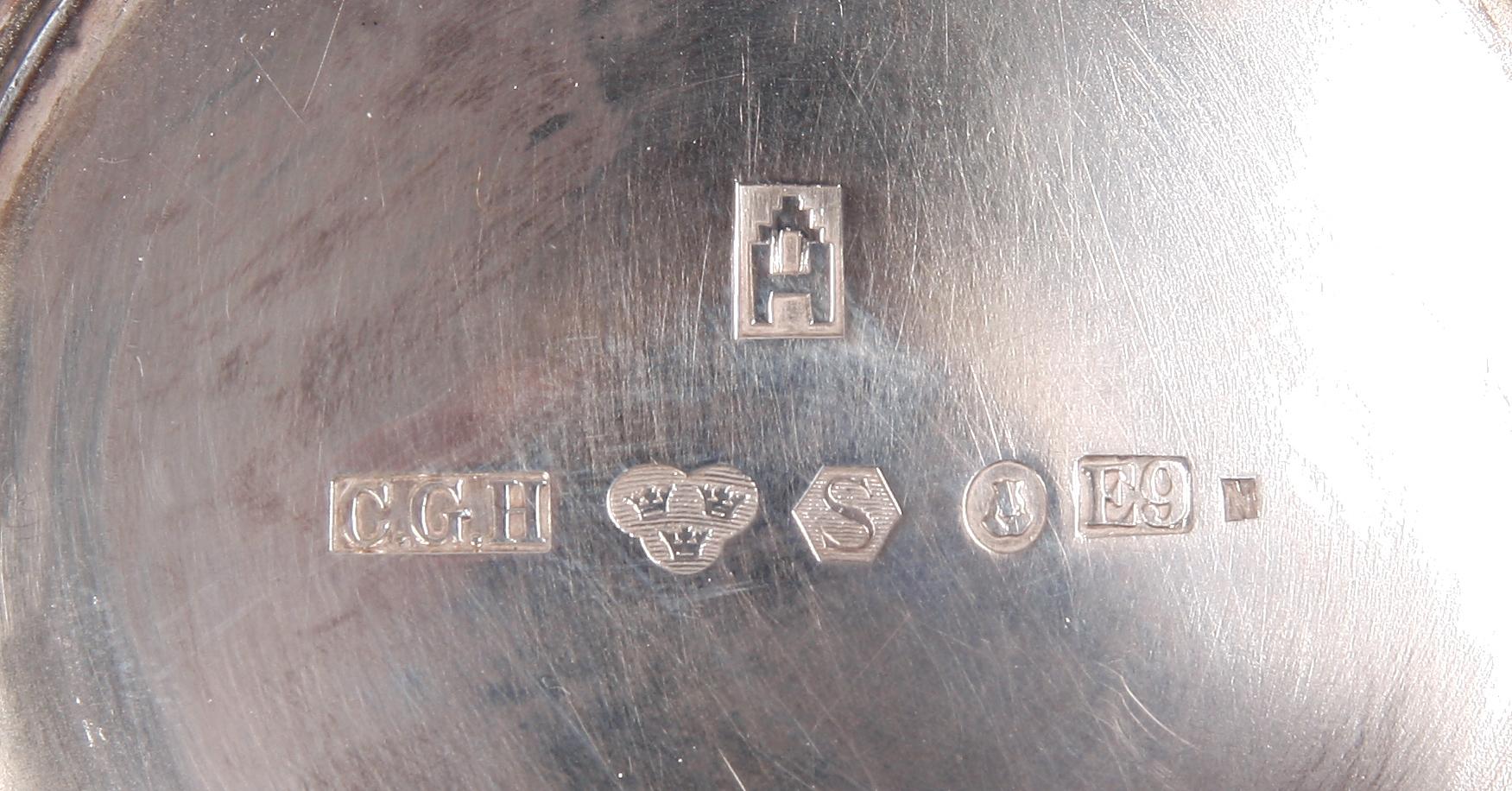 BÄGARE, silver, CG Hallberg, Stockholm, 1955.