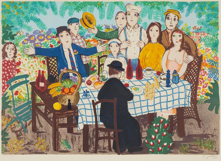 Lennart Jirlow, lithograph in colours, 1976, signed 437/460.