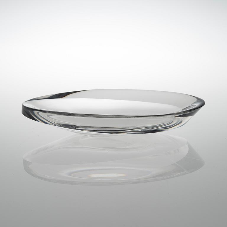 TAPIO WIRKKALA, TAIDELASIVATI, 3860. Sign. Tapio Wirkkala, Iittala 1956.