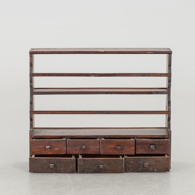 A late 19th century wall shelf.