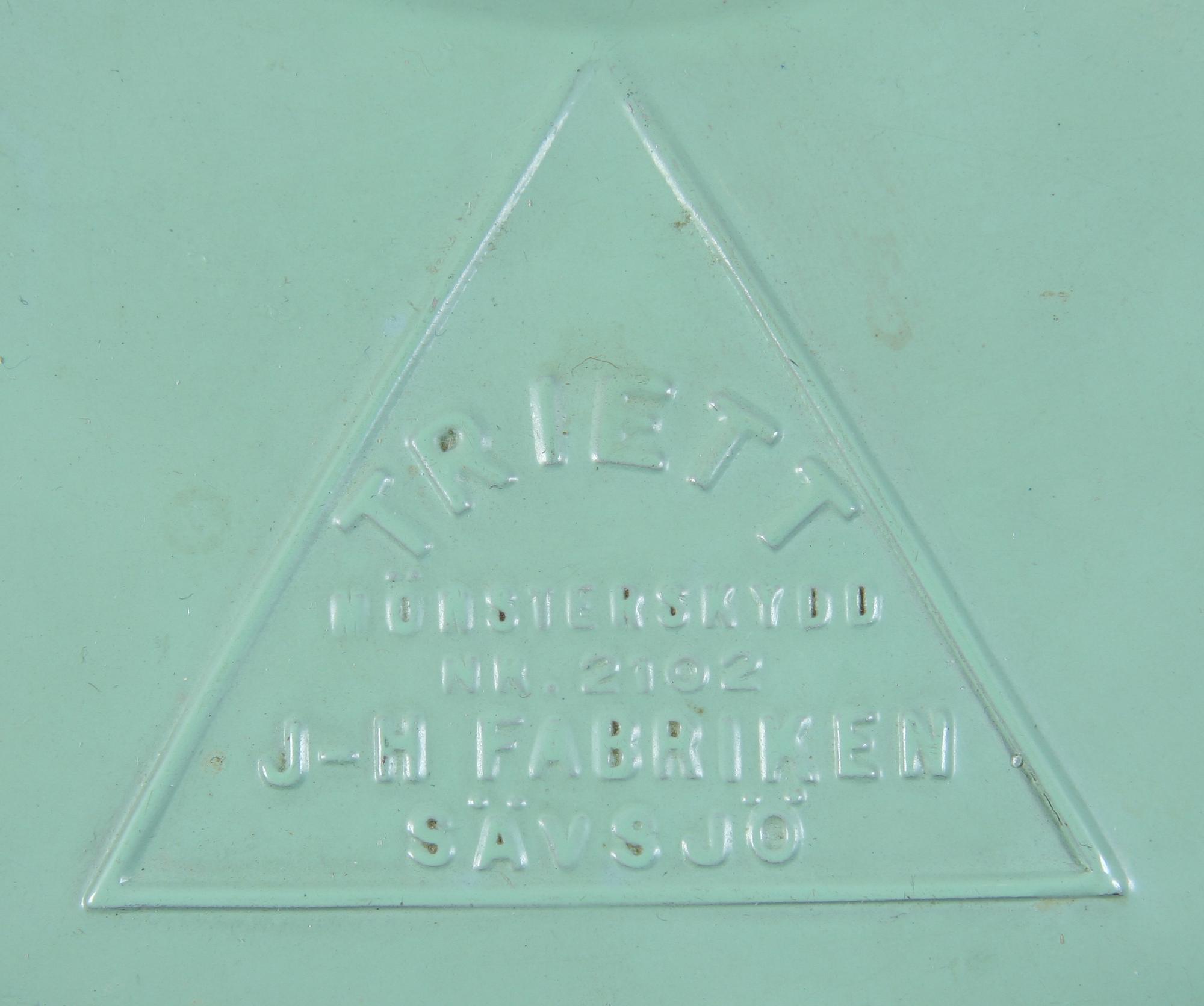 KAKBURK, Triett", J-H FABRIKEN SÄVSJÖ, omkring 1900-talets mitt.