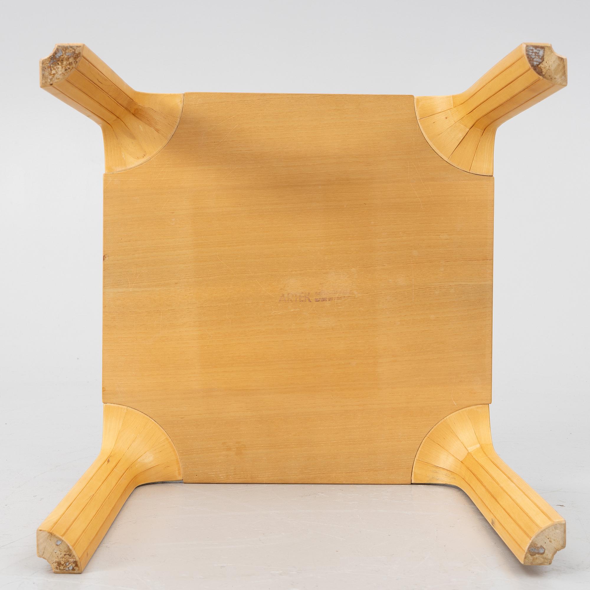 Alvar Aalto, a model X601 sidetable, Artek , Finland.