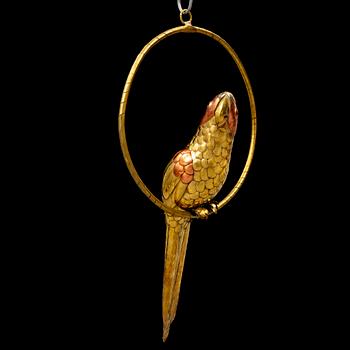 SERGIO BUSTAMANTE, sculpture, brass and copper, sicca 1970.