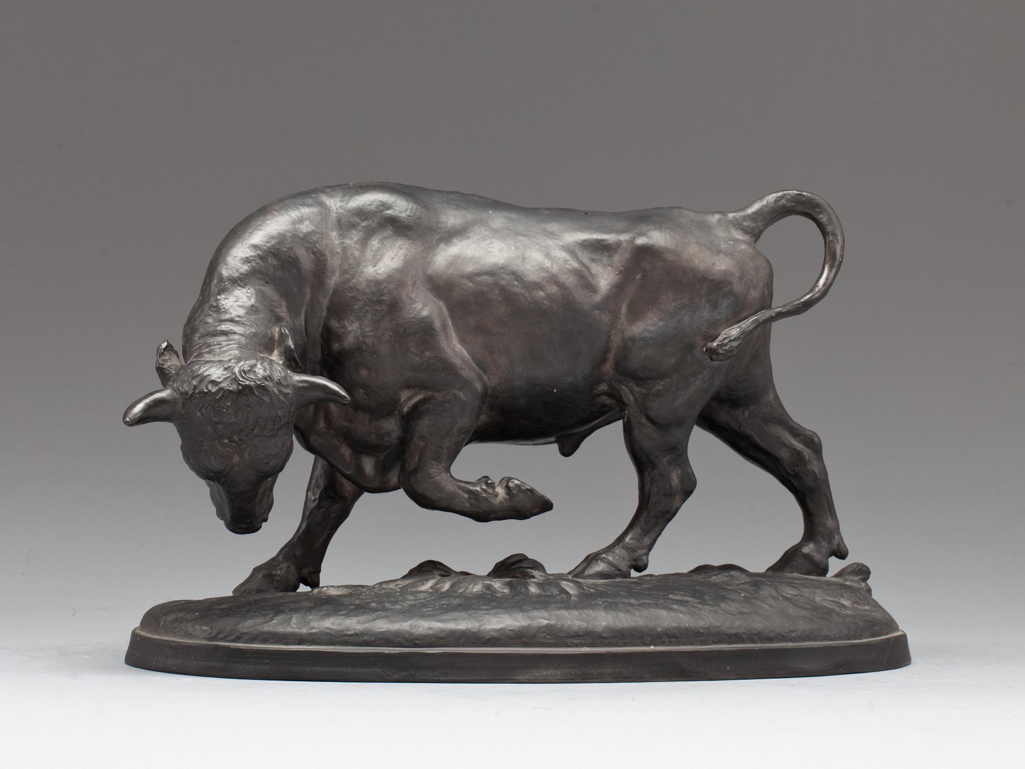 FIGURIN, konstmassa, Lauritz Jensen, signerad och daterad 1904, P Ipsen, Danmark.