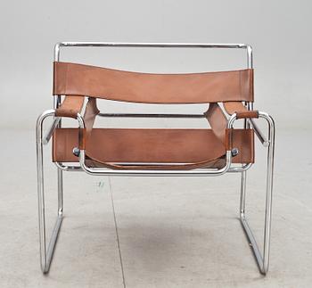 FÅTÖLJ, "Wassily", Marcel Breuer, Gavina, etikettmärkt, 1960/70-tal.