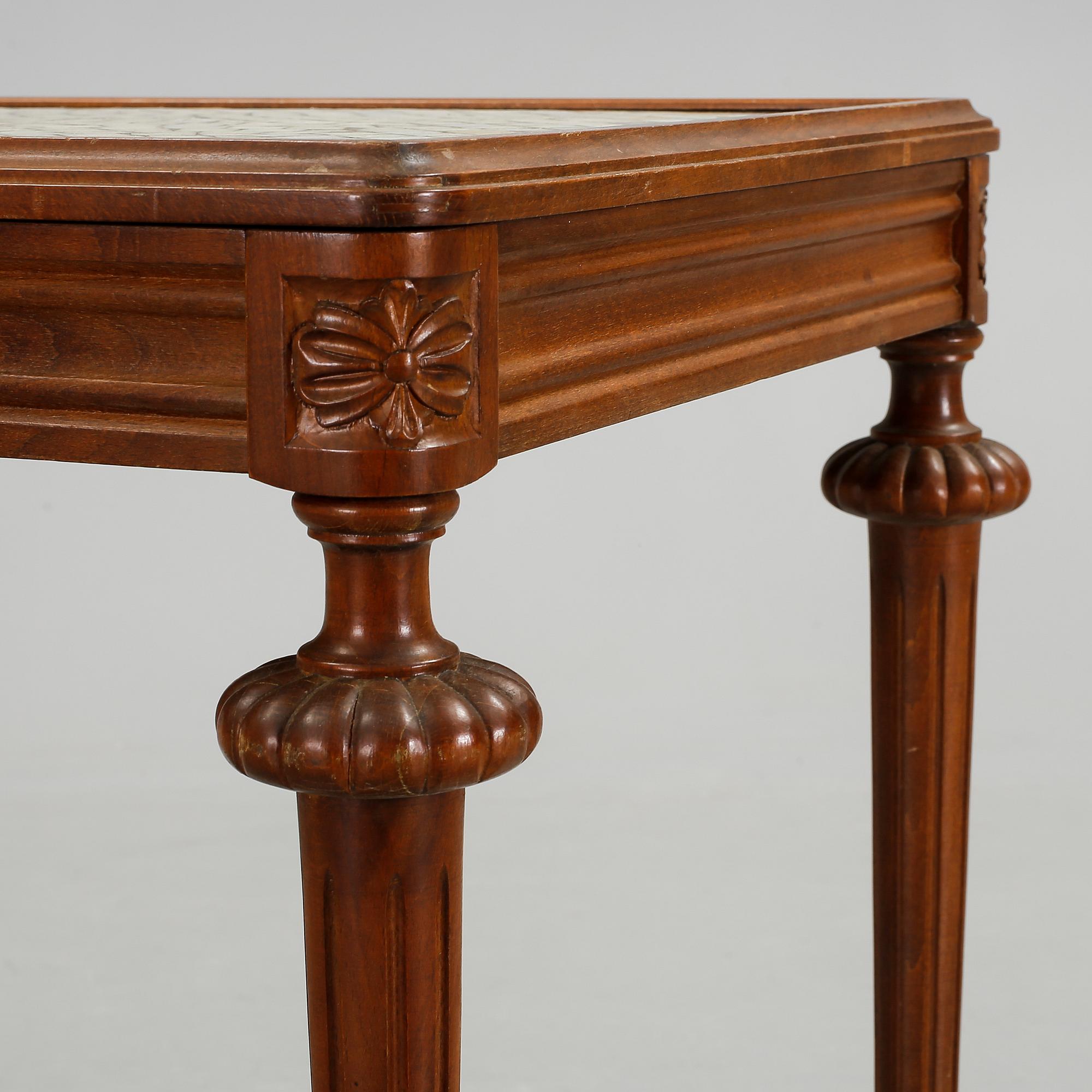 SOFFBORD, mahogny, 1950-60-tal.