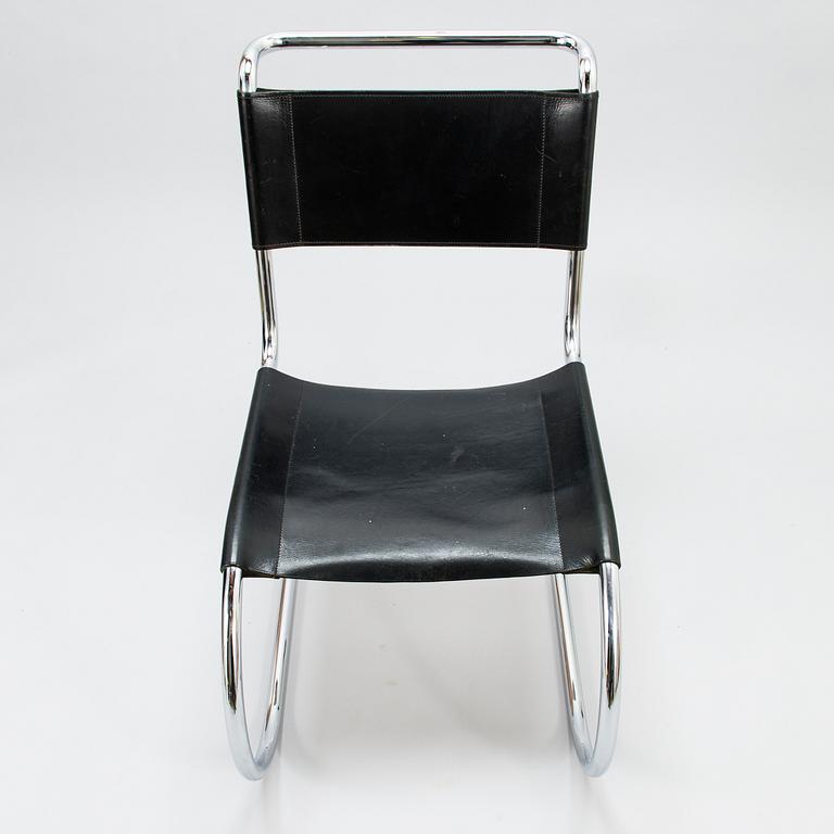 LUDWIG MIES VAN DER ROHE, A 1960s "MR-10" chair for Thonet.