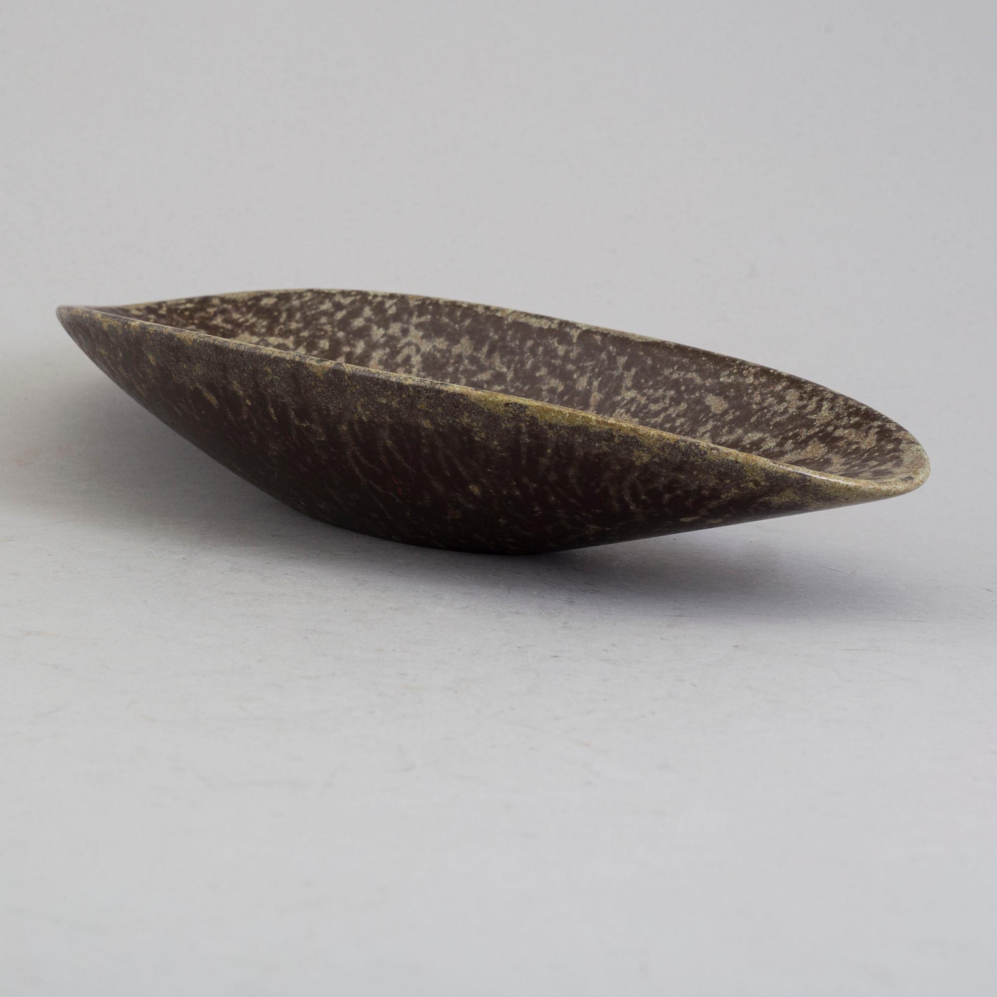 HANS HEDBERG, fat, starkeldsfajans, Biot, Frankrike, signerat HHg.