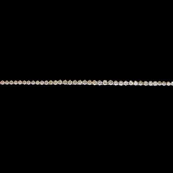 1080. COLLIER, briljantslipade diamanter, tot. 14.70 ct.