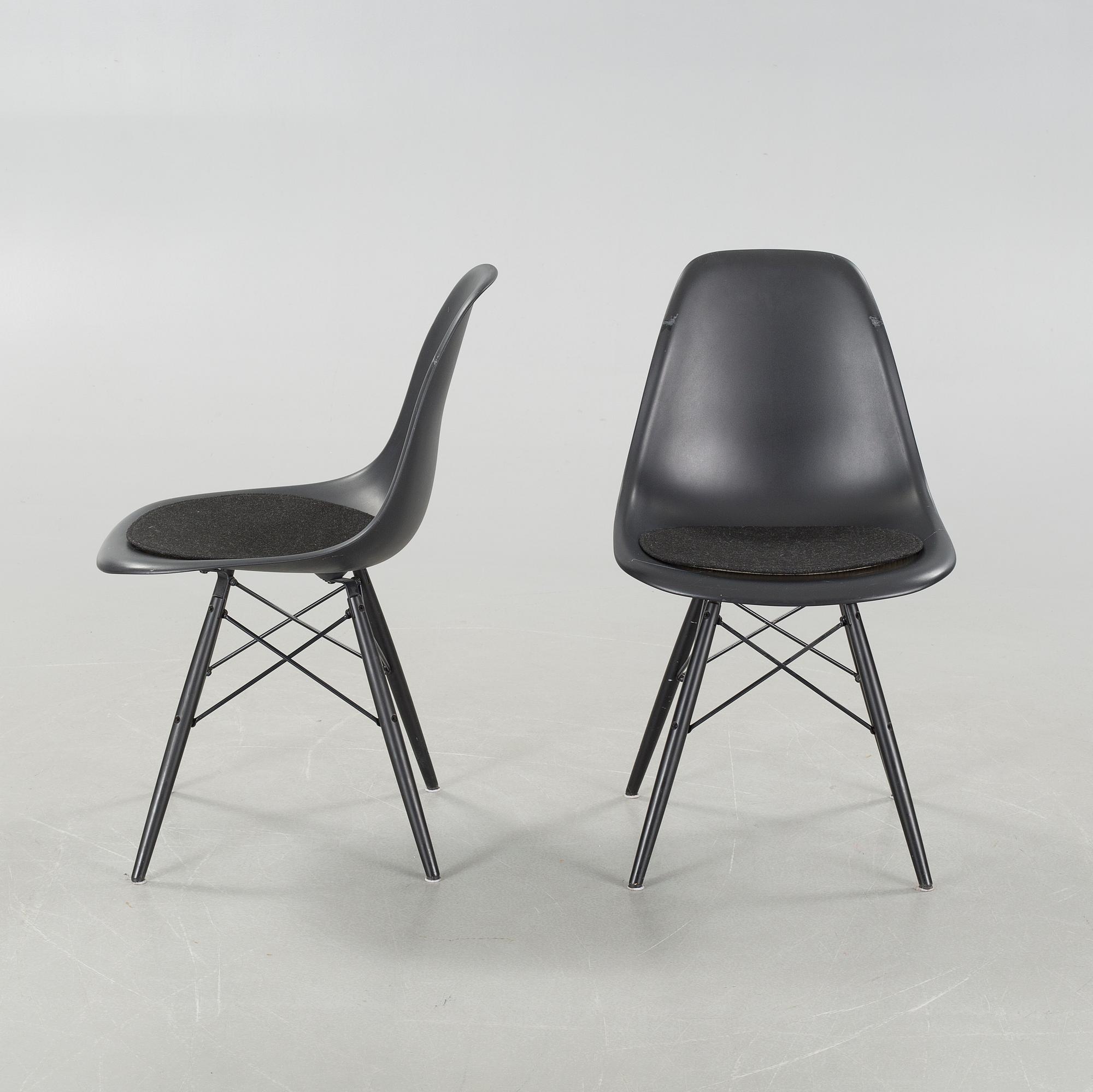 CHARLES & RAY EAMES, stolar, 6 st, Vitra, 2013.