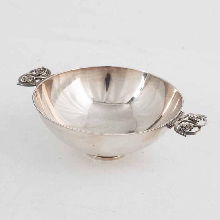 A Swedish silver bowl, mark of Atelier Borgila, Stockholm 1937.