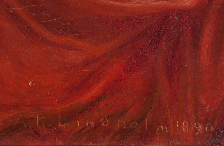 AXEL REINHOLD LINDHOLM, olja på duk, signerad och daterad 1890.