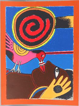 BEVERLOO CORNEILLE, färglitografi, sign o dat 2002, numr 87/200.