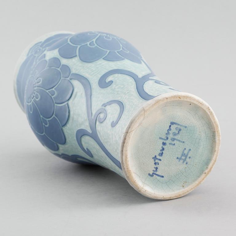 VAS, sgraffito, Josef Ekberg, Gustavsberg 1920.