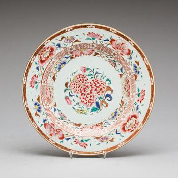 FAT, porslin, famille rose,  Kina, Qianlong (1736-95).