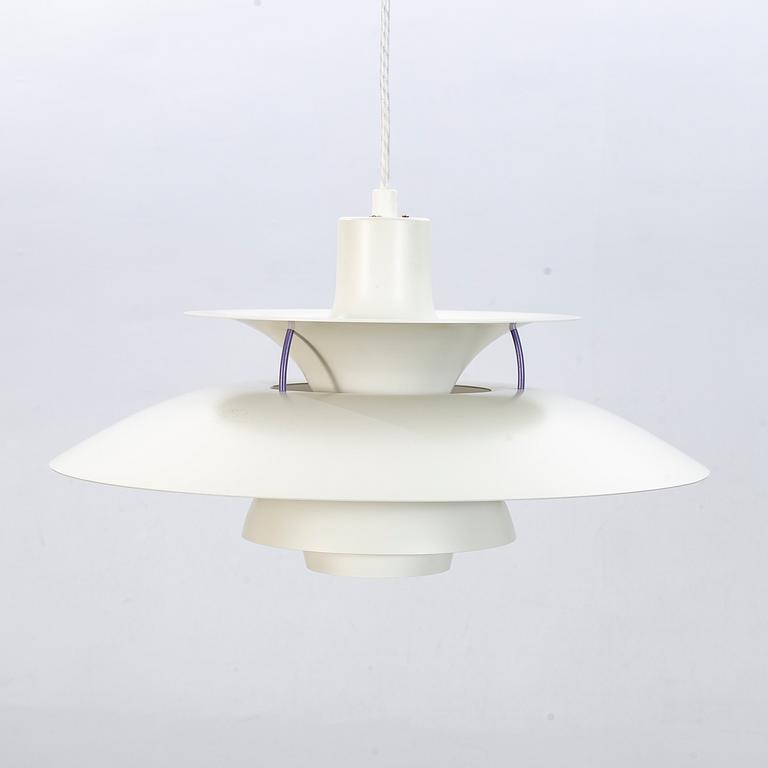 POUL HENNINGSEN, taklampa, "PH- 5", Louis Poulsen, Danmark, 1900-talets andra hälft.