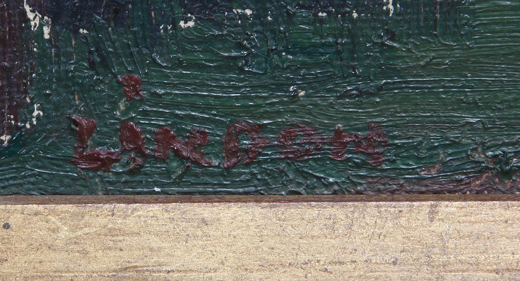 KURT LINDON, olja på duk, sign.