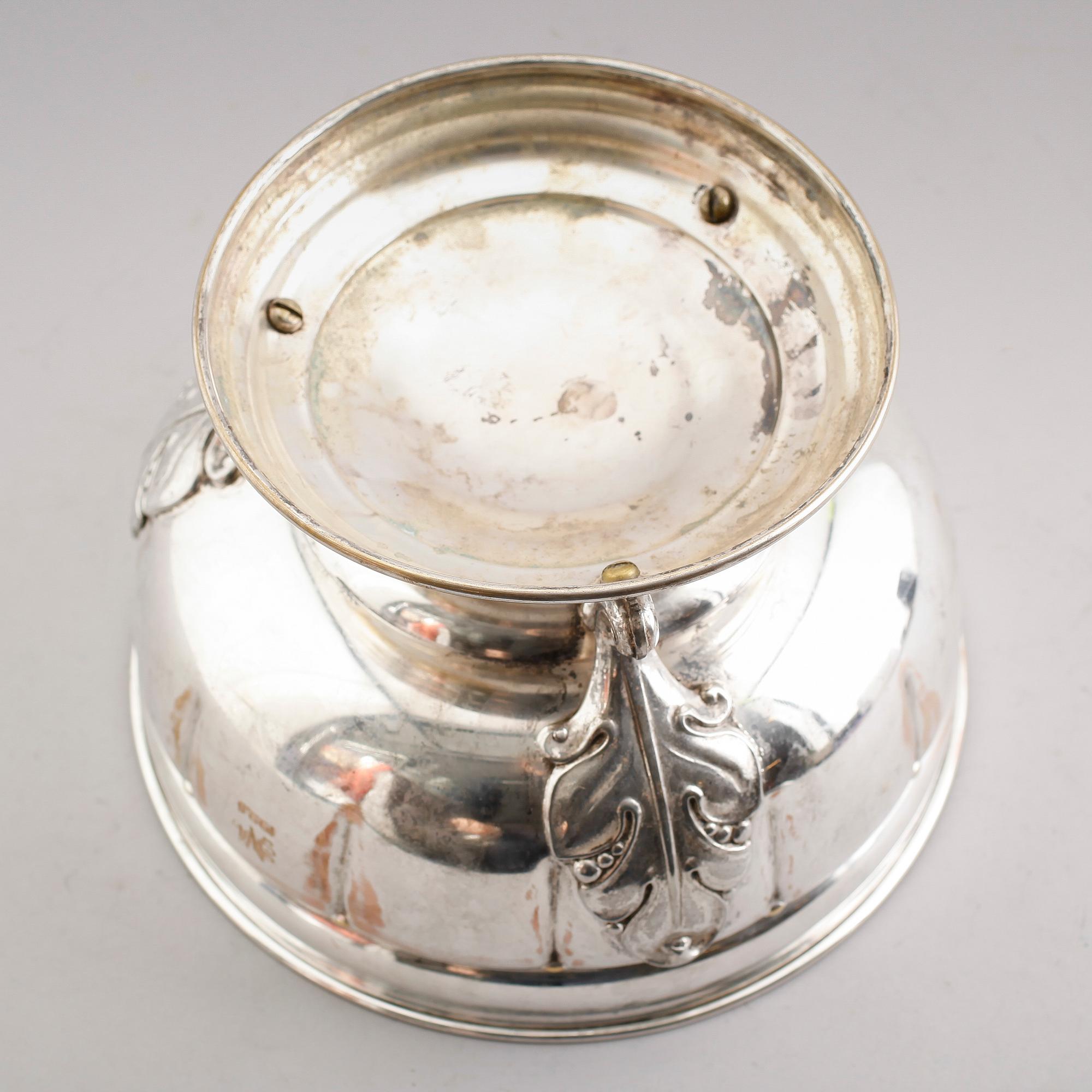 SKÅL, nysilver, Danmark, 1900-talets första hälft.