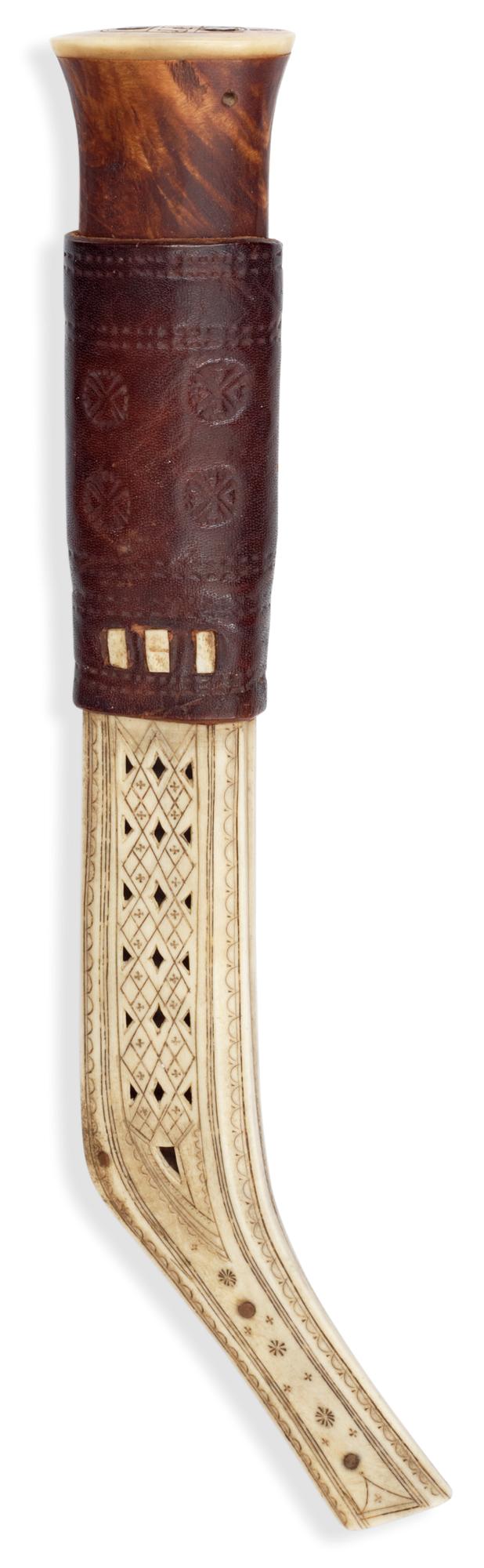 A Sami knife by Jon Pålsson Fankki 1922.