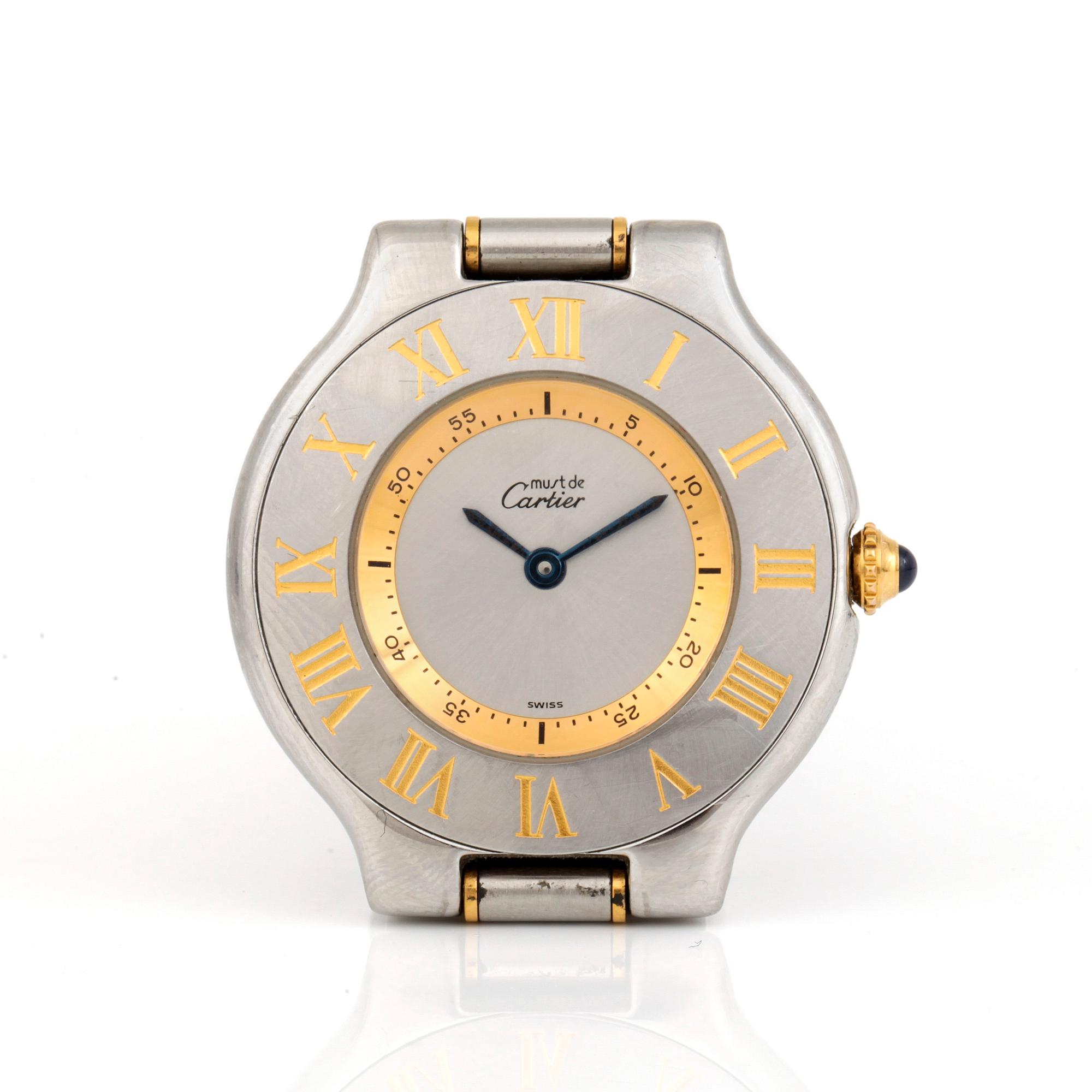 ARMBANDSUR, dam, 'Must de Cartier', Cartier, Schweiz.