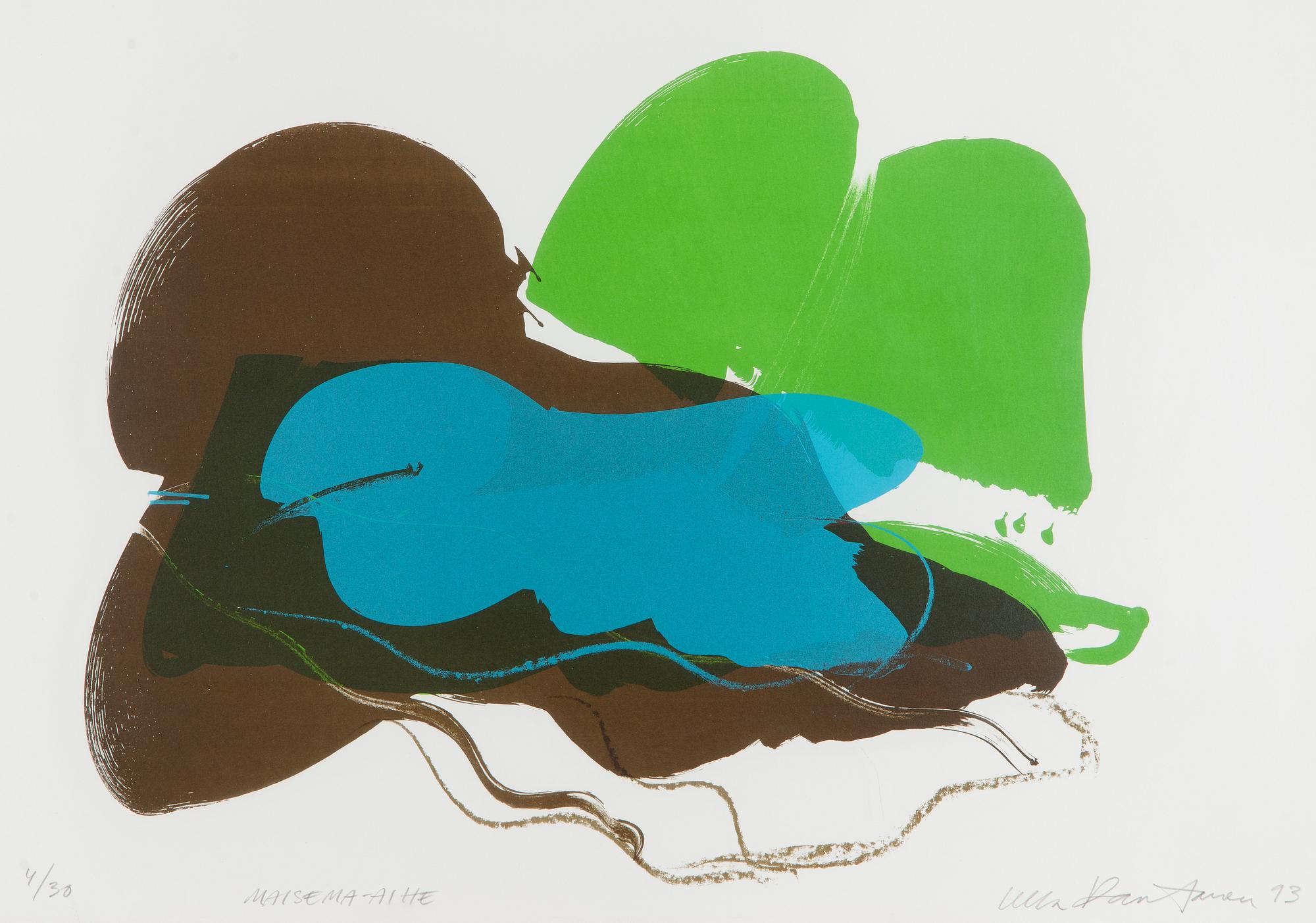 Ulla Rantanen, "Maisema-aihe" (Landscape motif).